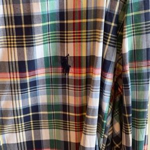 Men’s custom fit XL Polo Ralph Lauren button down shirt.